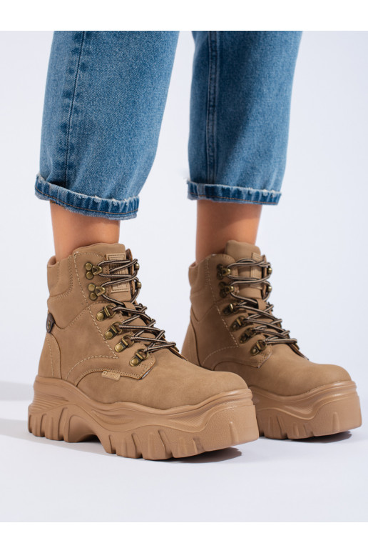 Traperky dámské na platformě BIG STAR KK274366