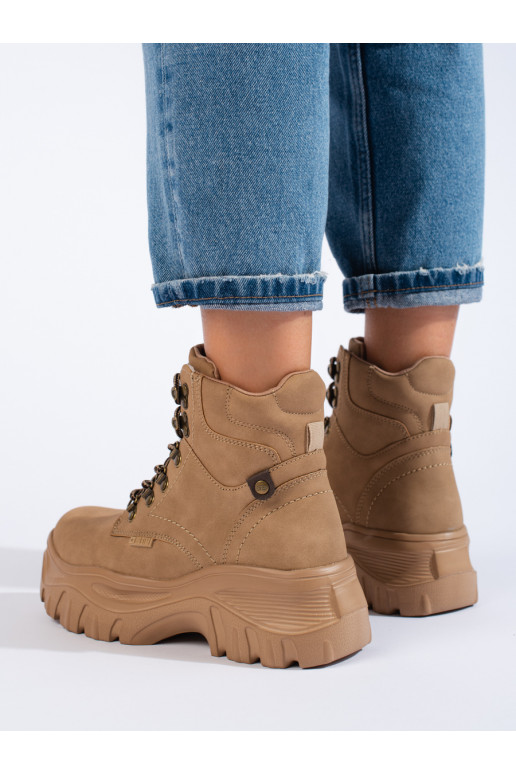 Traperky dámské na platformě BIG STAR KK274366