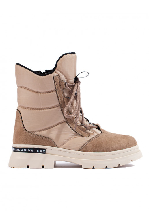 Šněrovací sněhule dámské