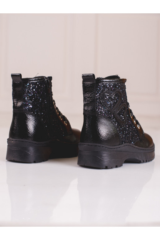 Dívčí kotníkové boty se třpytkami POTOCKI