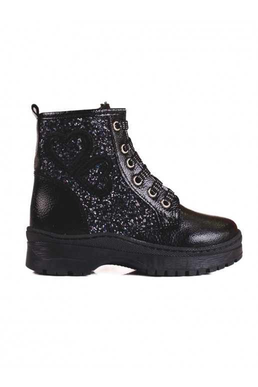 Dívčí kotníkové boty se třpytkami POTOCKI