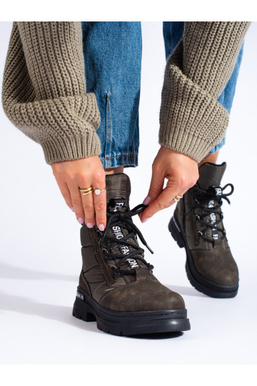 Šněrovací sněhule dámské 2