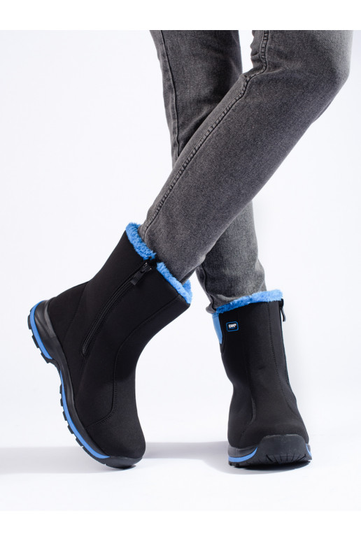 Dámské vysoké trekové boty DK zateplené kožešinou