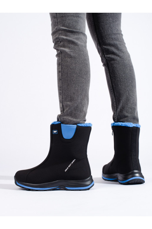 Dámské vysoké trekové boty DK zateplené kožešinou