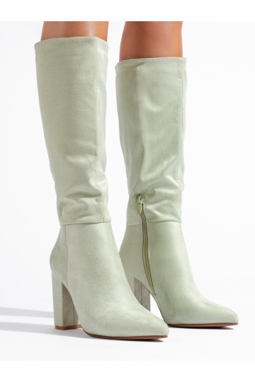 Dámské kozačky z ekologického semiše 2