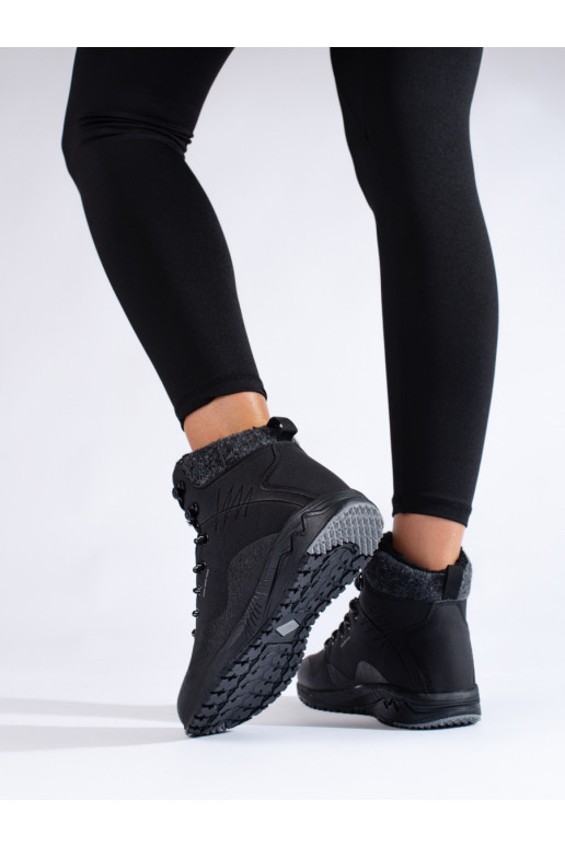 Černé vysoké trekové boty dámské Shelovet se zateplením