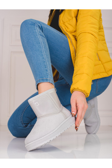 Šedé dámské krátké sněhule Big Star KK274613 2