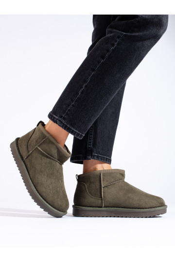 Tmavě zelené dámské sněhule