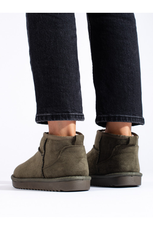 Tmavě zelené dámské sněhule