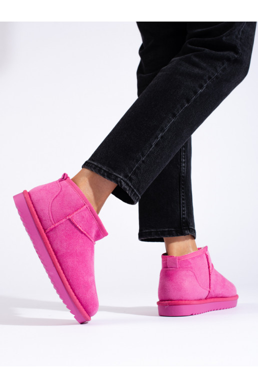 Růžové dámské sněhule