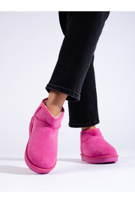 Růžové dámské sněhule