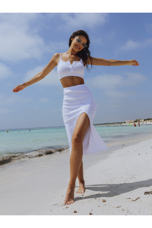 Bílá dvoudílná souprava RUE PARIS