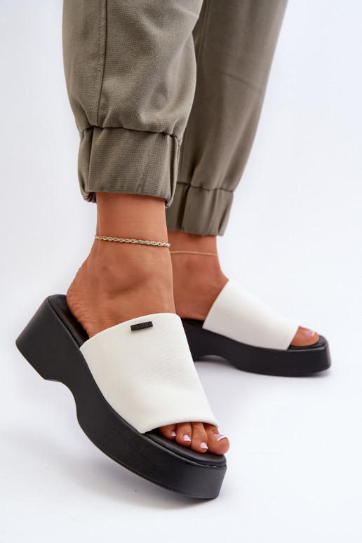 Moteriškos šlepetės Big Star baltos...