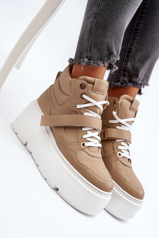 Zazoo Sneakers modelio batai smėlio...