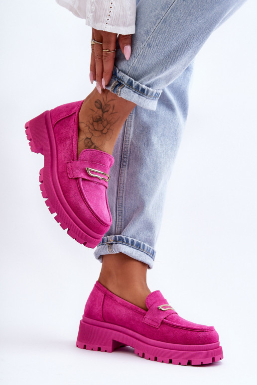 Moteriški mokasinai rožinės spalvos...