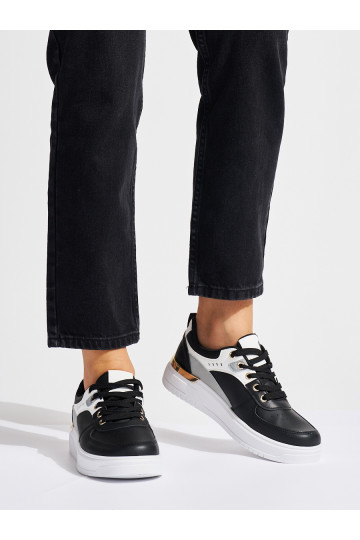 Černé boty sportovní na platformě 2