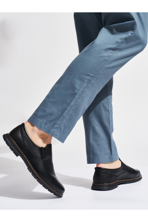 Pánské černé polobotky