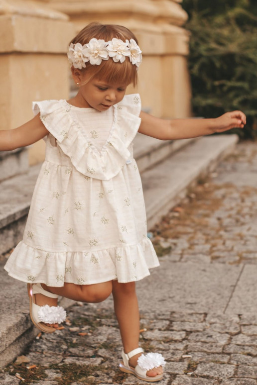 Basutės vaikams su gėlėmis baltos... Basutės vaikams su gėlėmis baltos...