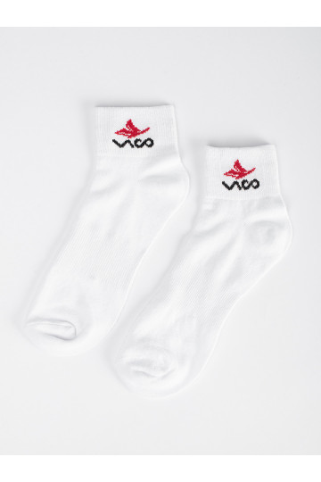 Bílé dámské ponožky Vico 3 ks v balení 2