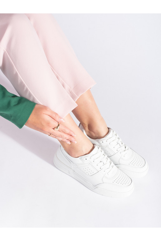 Bílé sneakersy na platformě