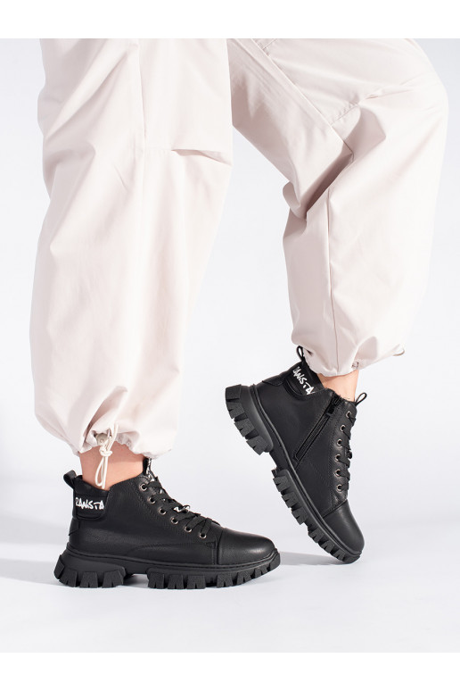 Dámské šněrovací boty Sergio Leone černé