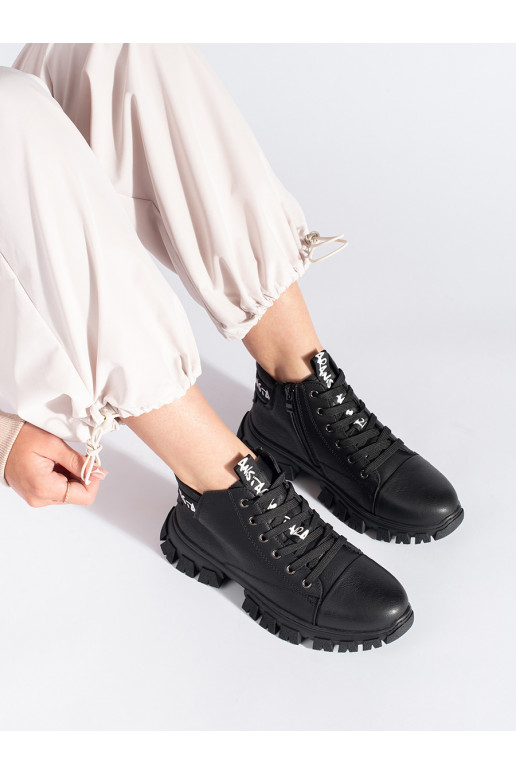 Dámské šněrovací boty Sergio Leone černé