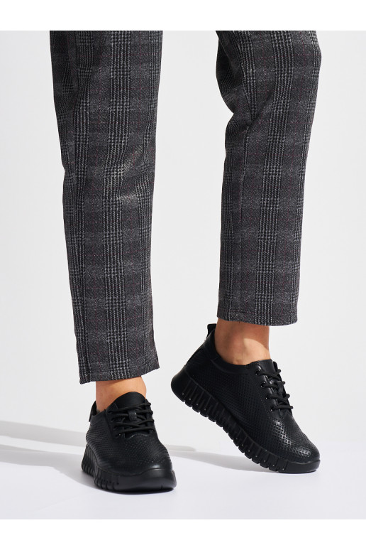 Dírkované černé polobotky Sergio Leone