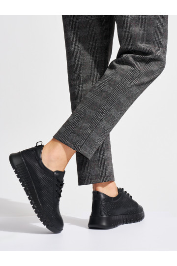 Dírkované černé polobotky Sergio Leone 2