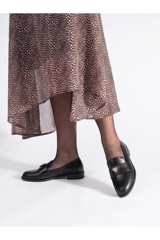 Černé elegantní mokasíny dámské