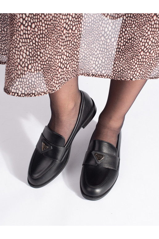Černé elegantní mokasíny dámské