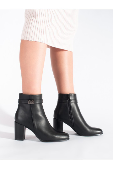 Černé kotníkové elegantní boty Sergio Leone 2