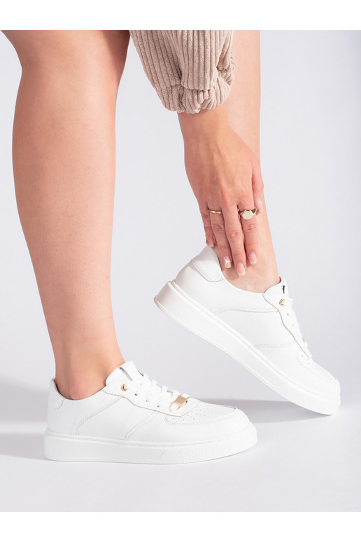 Bílé dámské sportovní boty