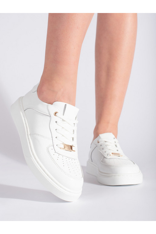 Bílé dámské sportovní boty