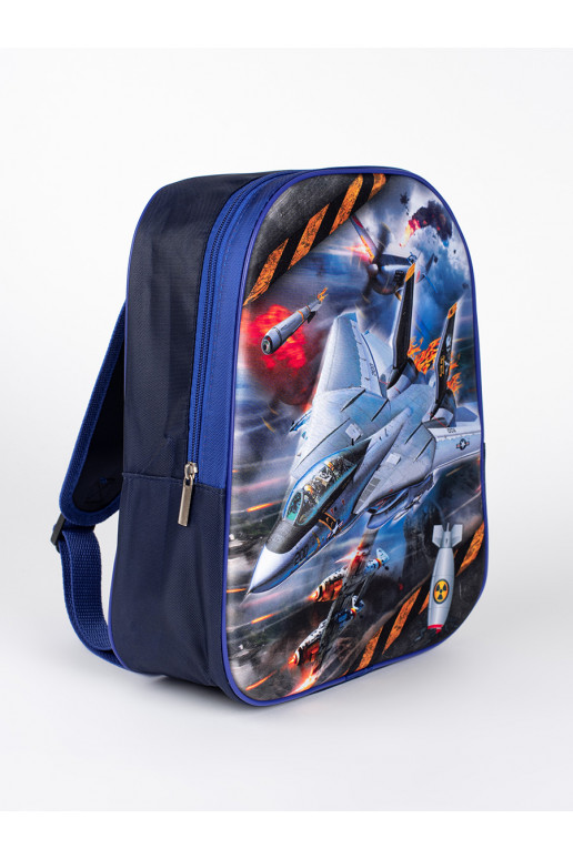 Modrý batoh pro kluka s vesmírnou lodí