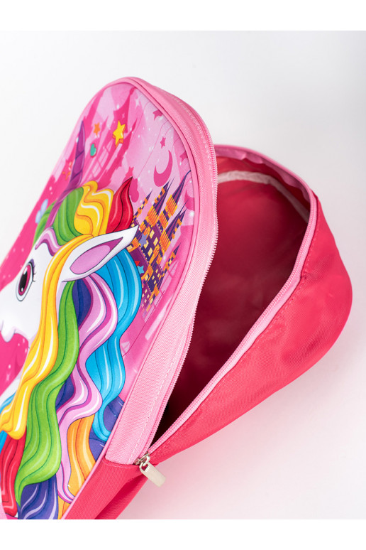 Růžový batoh pro dívku s jednorožcem