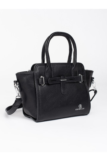 Černá dámská kabelka se stříbrnými prvky 2