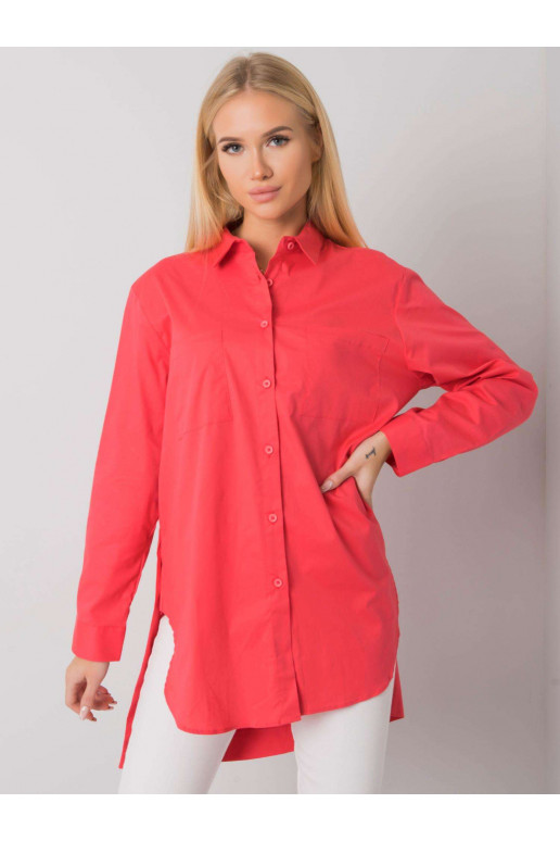 Korálová košile s rozparky Amersham Korálová košile s rozparky Amersham