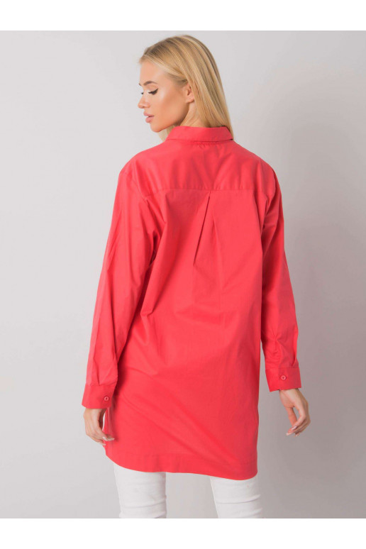 Korálová košile s rozparky Amersham Korálová košile s rozparky Amersham