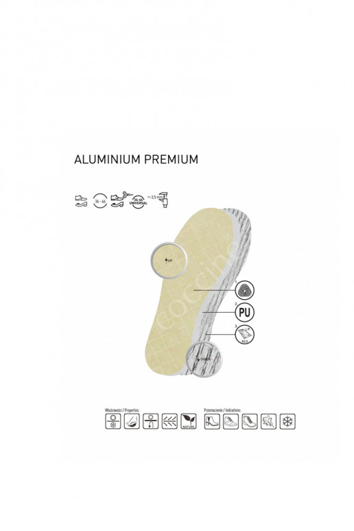 Coccine Aluminium Premium Warm Thermal insulation Insoles Coccine Aluminium Premium Warm Thermal insulation Insoles