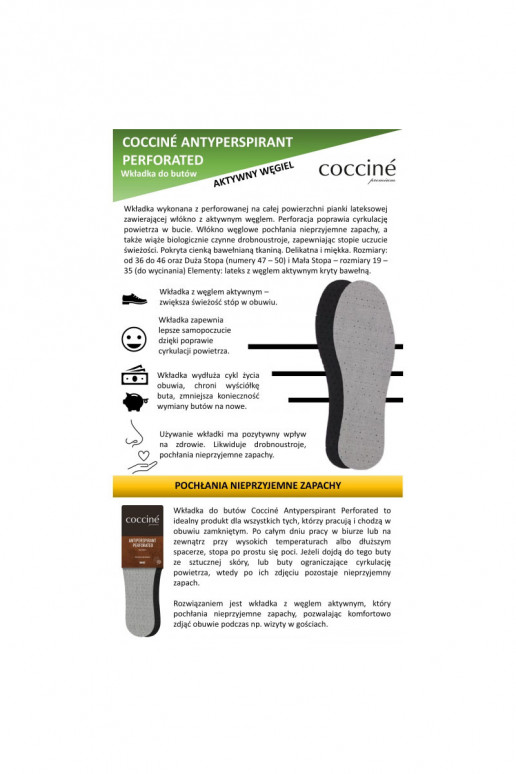 Coccine Antiperspirant Inserts With Active Carbon Coccine Antiperspirant Inserts With Active Carbon