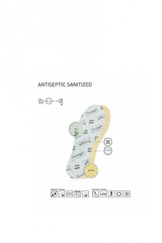 Coccine Antibacterial Insoles Sanitised Antiseptic Coccine Antibacterial Insoles Sanitised Antiseptic