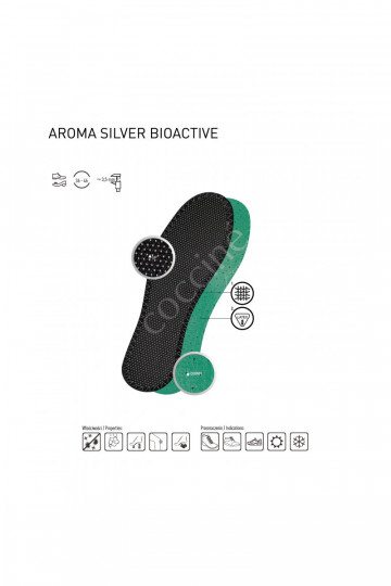 Coccine Antibacterical Insoles Aroma Silver Bioactive 2