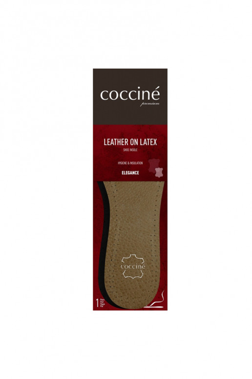 Coccine Leather Insoles On Latex Foam Coccine Leather Insoles On Latex Foam
