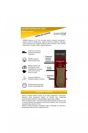 Coccine Leather Insoles On Latex Foam 2