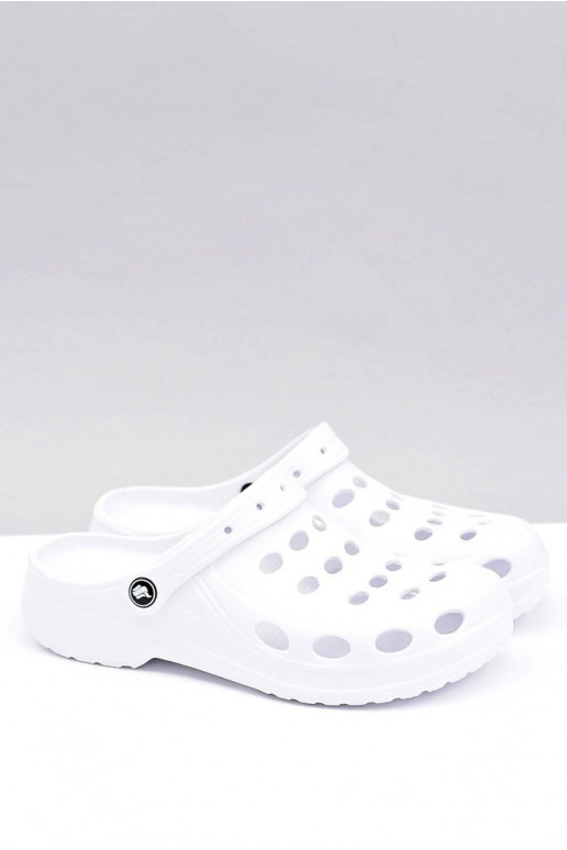 Pánské Klasické Nazouváky Bílé Crocsy Pánské Klasické Nazouváky Bílé Crocsy