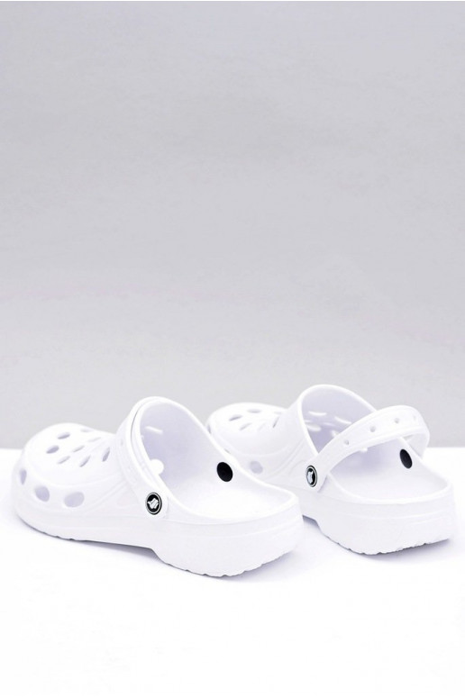Pánské Klasické Nazouváky Bílé Crocsy Pánské Klasické Nazouváky Bílé Crocsy
