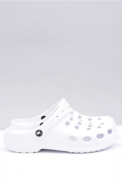 Pánské Klasické Nazouváky Bílé Crocsy Pánské Klasické Nazouváky Bílé Crocsy