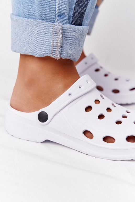  Šlepetės baltos spalvos  EVA