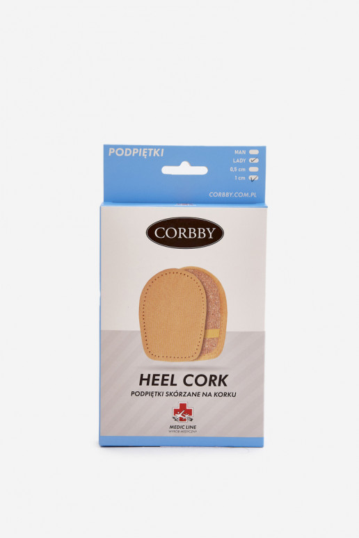 CORBBY Kožené korkové Vložky CORBBY Kožené korkové Vložky