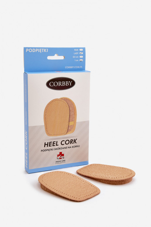 CORBBY Kožené korkové Vložky CORBBY Kožené korkové Vložky